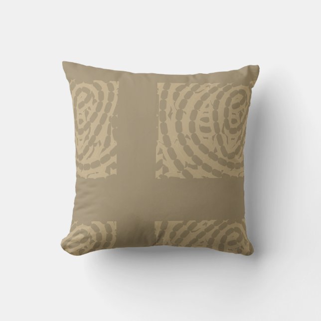 Sand Dollar Throw Pillow (Front)