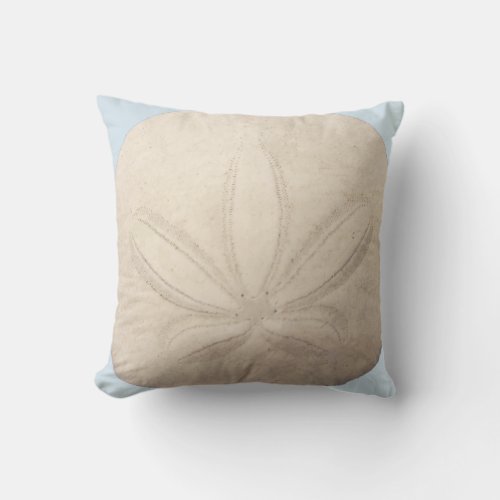 Sand Dollar Throw Pillow