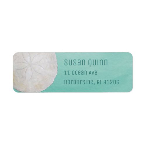 Sand Dollar Watercolor Return Address Labels