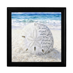 Sand Dollar with Inspirational Quote Gift Box