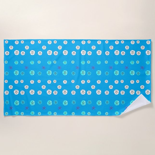 sand dollars beach towel (Front)
