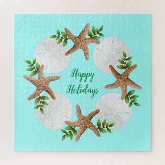 Sand Dollars Starfish Christmas Holiday Puzzle