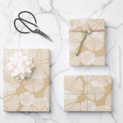 Sand Dollars Wrapping Paper Sheets