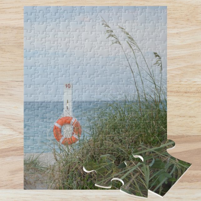 Sand Dune Beach Seascape Photographic Landscape Jigsaw Puzzle (Creator Uploaded)