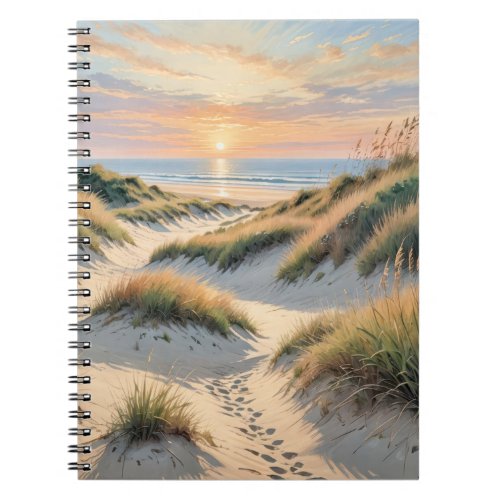 Sand Dune Footprints Notebook