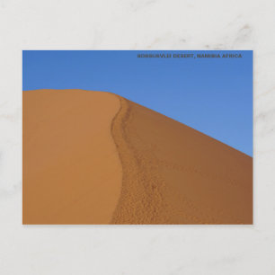 SAND DUNE NAMIBIA AFRICA POSTCARD