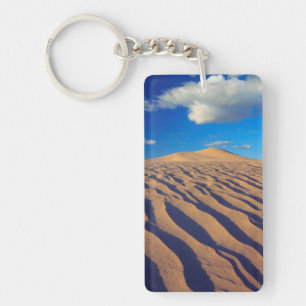 Sand Dunes and Clouds Keychain