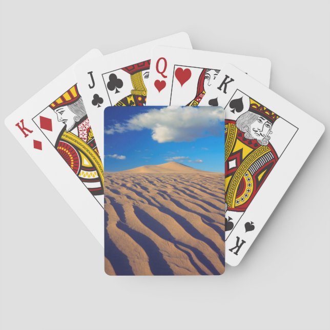 Sand Dunes and Clouds Poker Cards (Back)