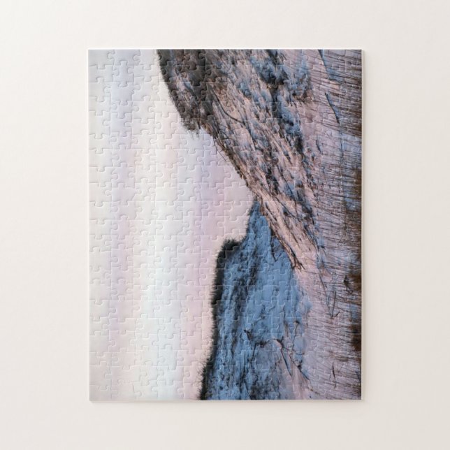 Sand Dunes at Dusk on a  Jigsaw Puzzle (Vertical)