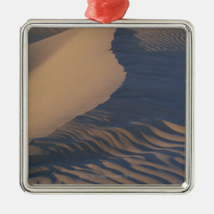Sand dunes at Mesquite Flats Metal Ornament