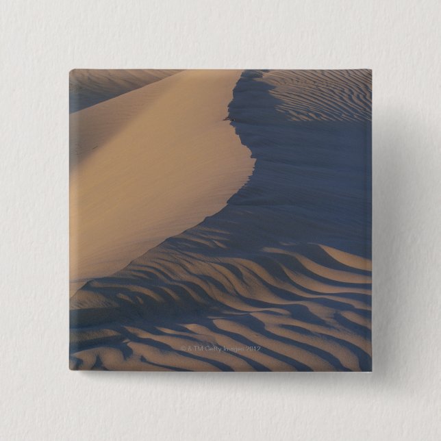 Sand dunes at Mesquite Flats Pinback Button (Front)