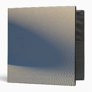 Sand dunes at White Sands National Monument in 4 3 Ring Binder