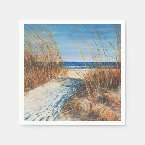 Sand Dunes Beach Art  Napkins