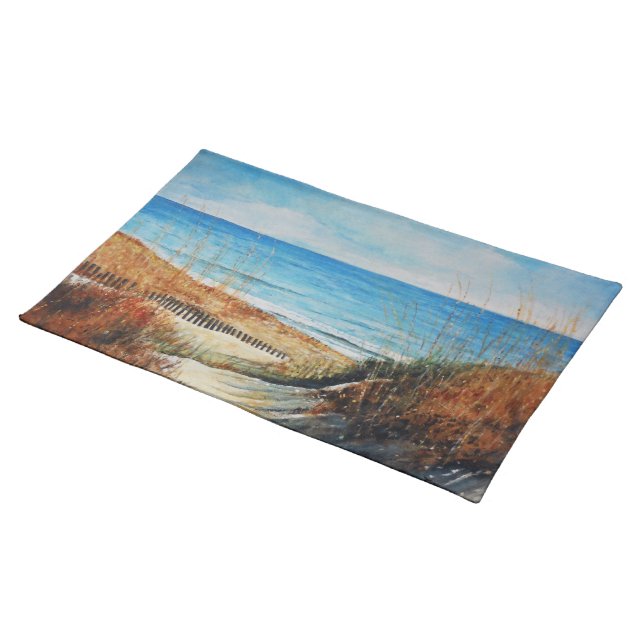 Sand Dunes Beach Art  Placemat (On Table)