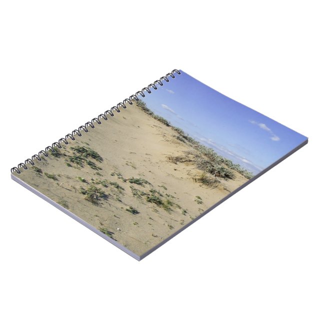 Sand Dunes Beach Notebook (Left Side)