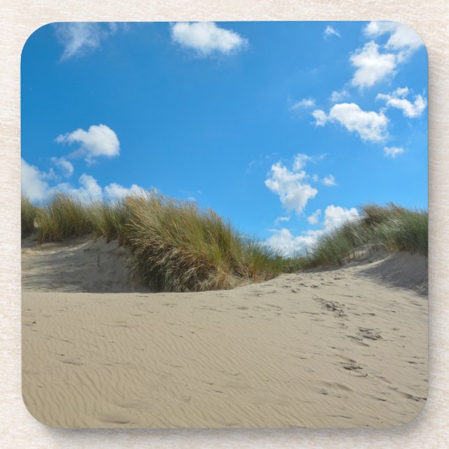 Sand dunes beverage coaster (Front)