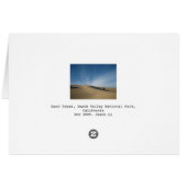 Sand Dunes Cards (Back Horizontal)