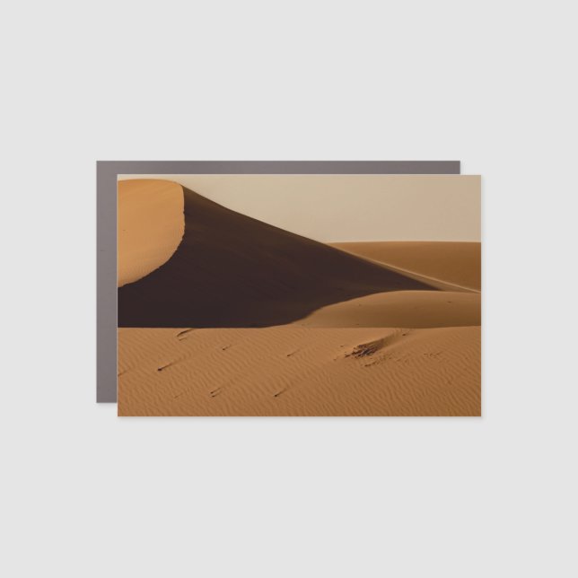 Sand Dunes Desert Landscape Car Magnet (Front)