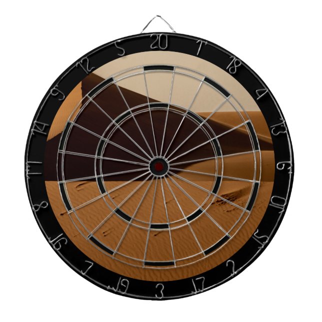 Sand Dunes Desert Landscape Dart Board (Front)