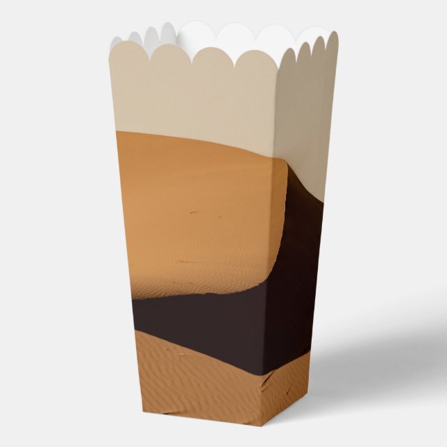 Sand Dunes Desert Landscape Favor Boxes (Back)