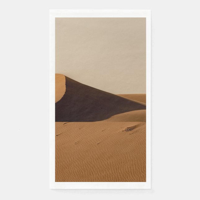Sand Dunes Desert Landscape Paper Guest Towels (Front)