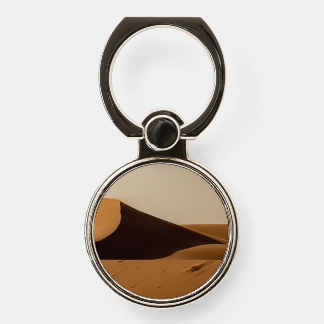 Sand Dunes Desert Landscape Phone Ring Stand (Front)