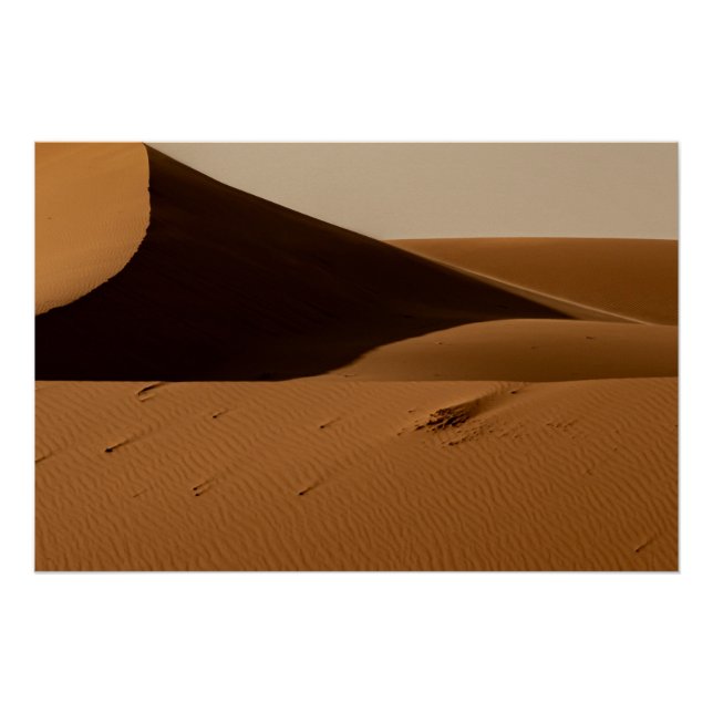 Sand Dunes Desert Landscape Poster (Front)