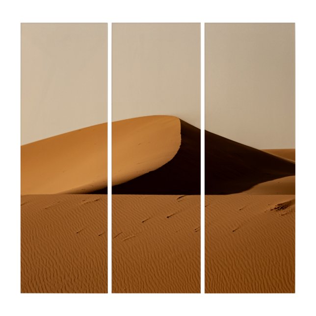 Sand Dunes Desert Landscape Triptych (Front)