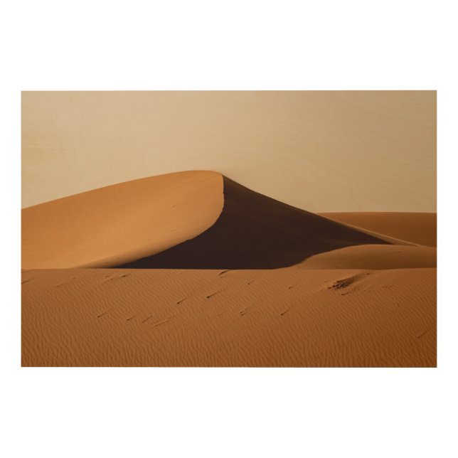 Sand Dunes Desert Landscape Wood Wall Art (Front)