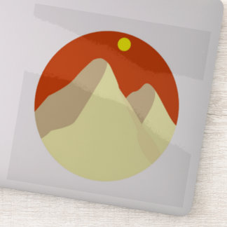 Sand Dunes In The Summer Sticker