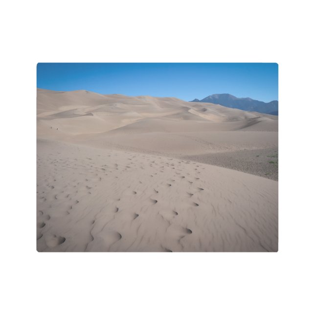 Sand Dunes  Metal Print (Front)