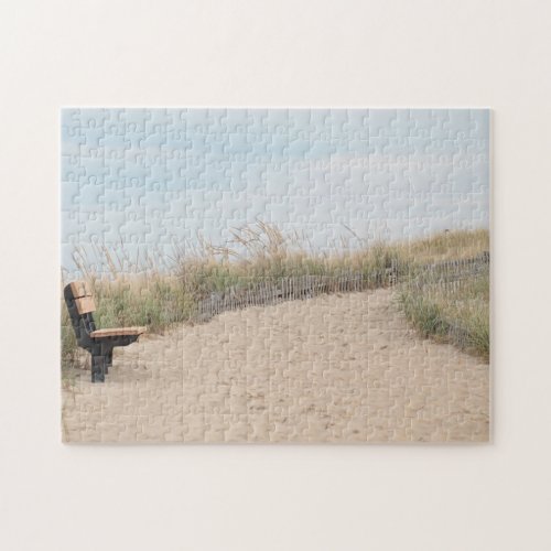 Sand dunes on Cape Cod Jigsaw Puzzle