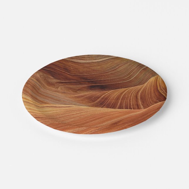 Sand Dunes  Paper Plates (Angled)