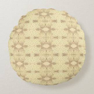 Sand Dunes Round Throw Pillow
