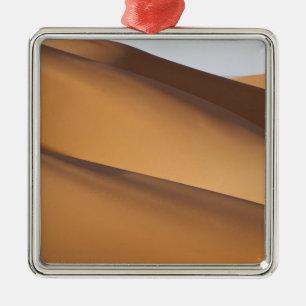 Sand dunes, Sahara desert, Morocco 2 Metal Ornament