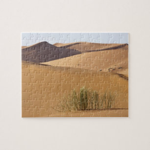 Sand dunes, Sahara desert, Morocco Jigsaw Puzzle