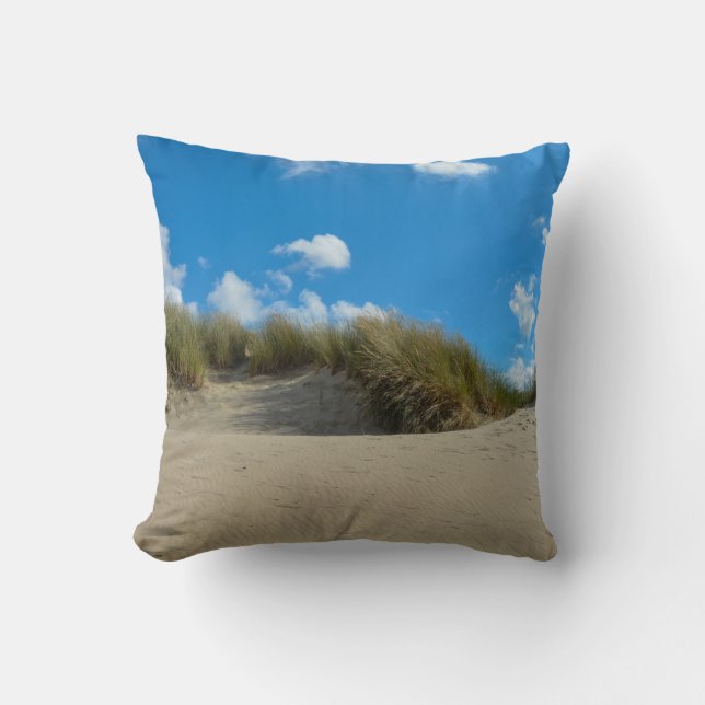 Sand dunes throw pillow (Front)