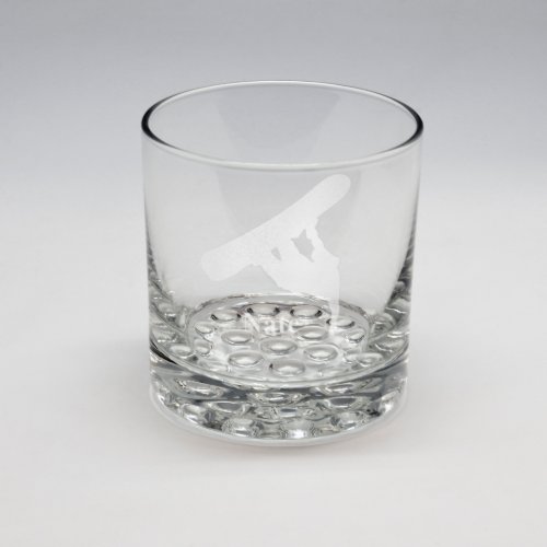 Sand Etched Whiskey Glass 16