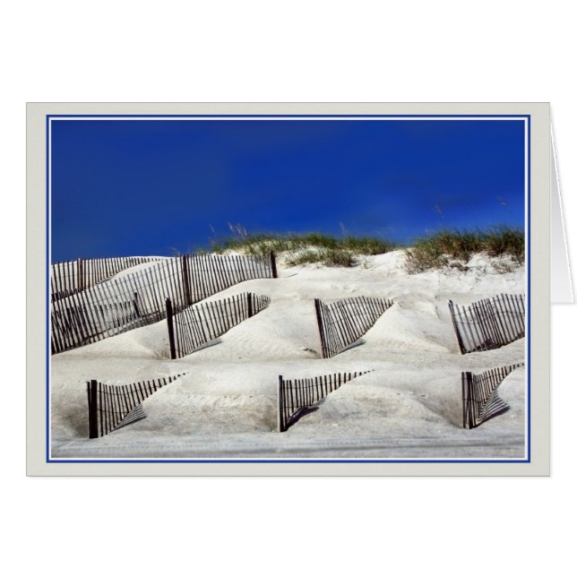 Sand Fences Cards (Front Horizontal)