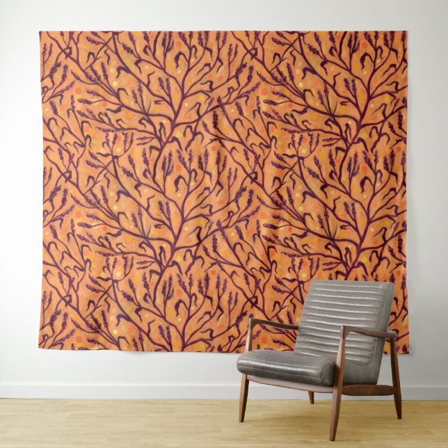 Sand Flower Water Pepper Wildflowers Floral Art Th Tapestry (In Situ (Horizontal))