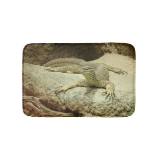 Sand goanna bathroom mat