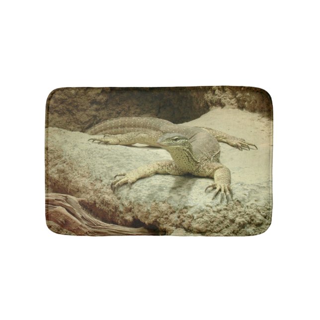 Sand goanna bathroom mat (Front)