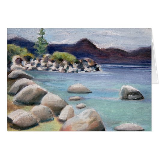 Sand Harbor Beach Cards (Front Horizontal)