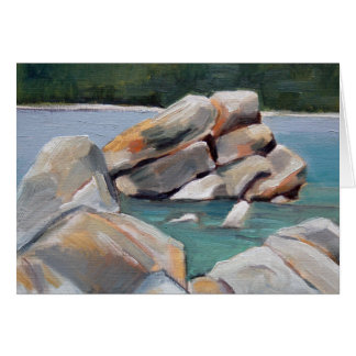 Sand Harbor rock study Cards