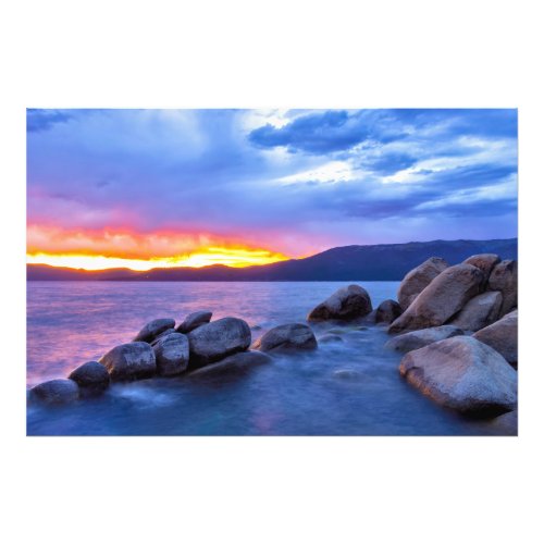 Sand Harbor Sunset Photo Print