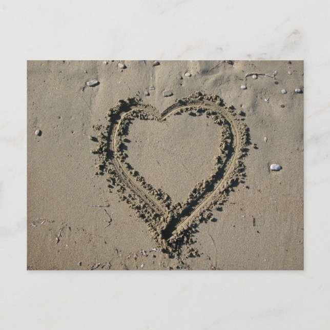 Sand Heart Postcard (Front)