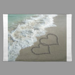 Sand Hearts on the Beach Placemat