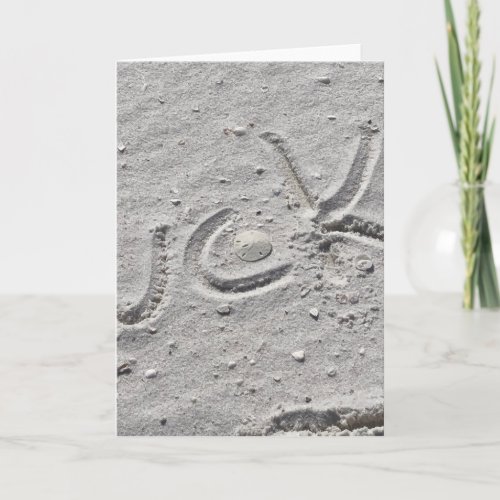 Sand Holiday Card