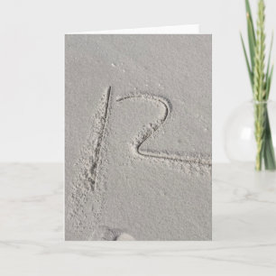 Sand Holiday Card