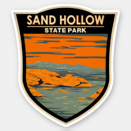 Sand Hollow State Park Utah Vintage Sticker